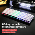 61-Key Single-Mode Mechanical Keyboard, Kwzki Electronics