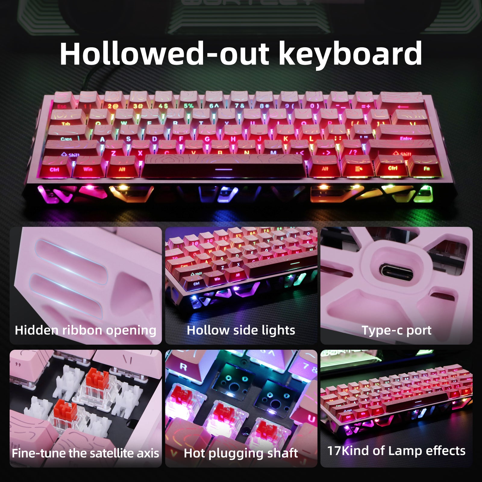 Magnetic Shaft Single-Mode Mechanical Keyboard, Kwzki Electronics