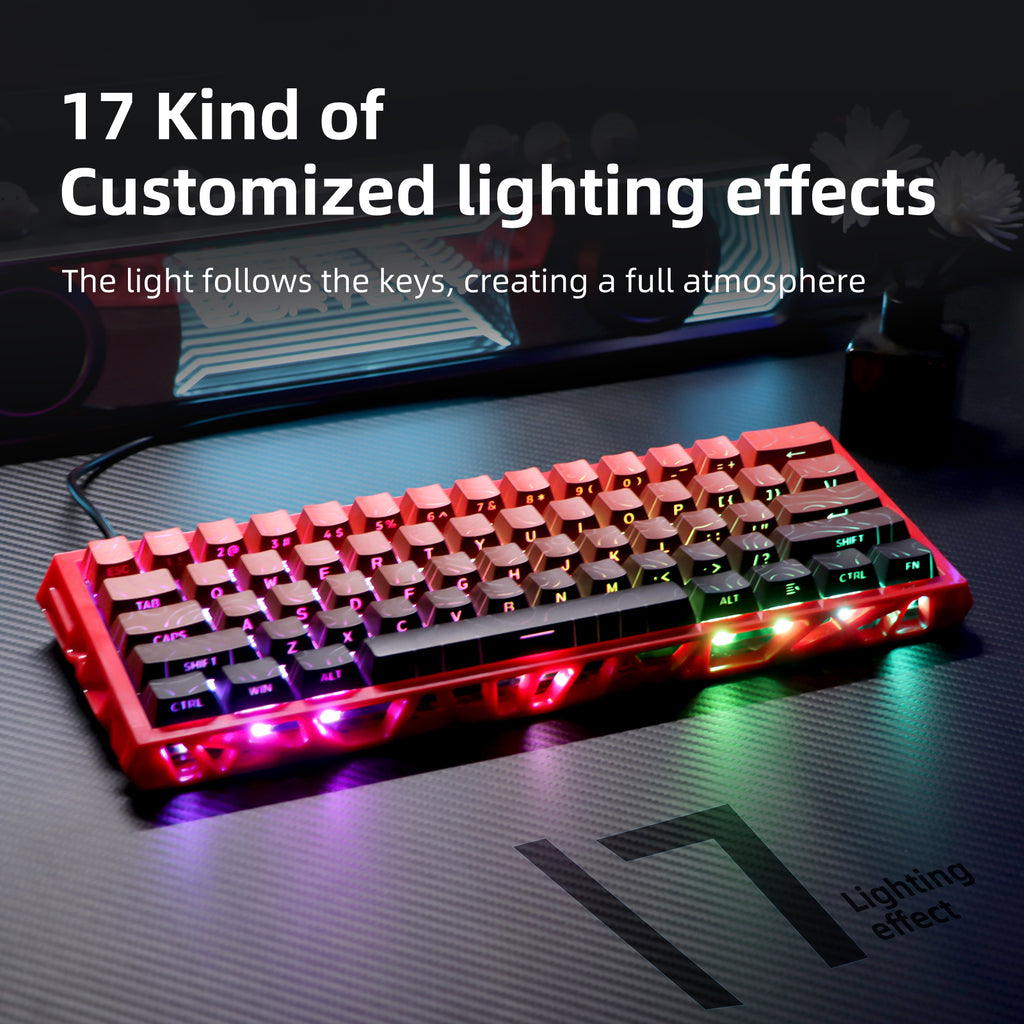 Kwzki Electronics Hollow Single-Mode Mechanical Keyboard