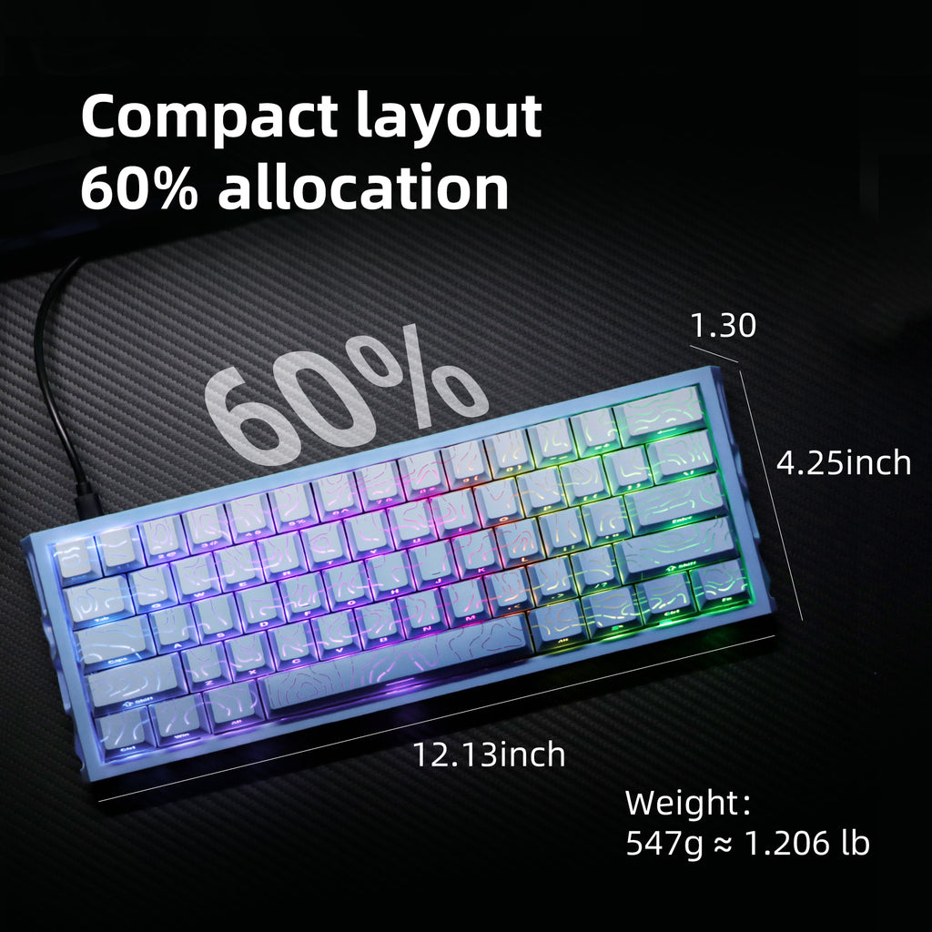 Kwzki Electronics Hollow Single-Mode Mechanical Keyboard