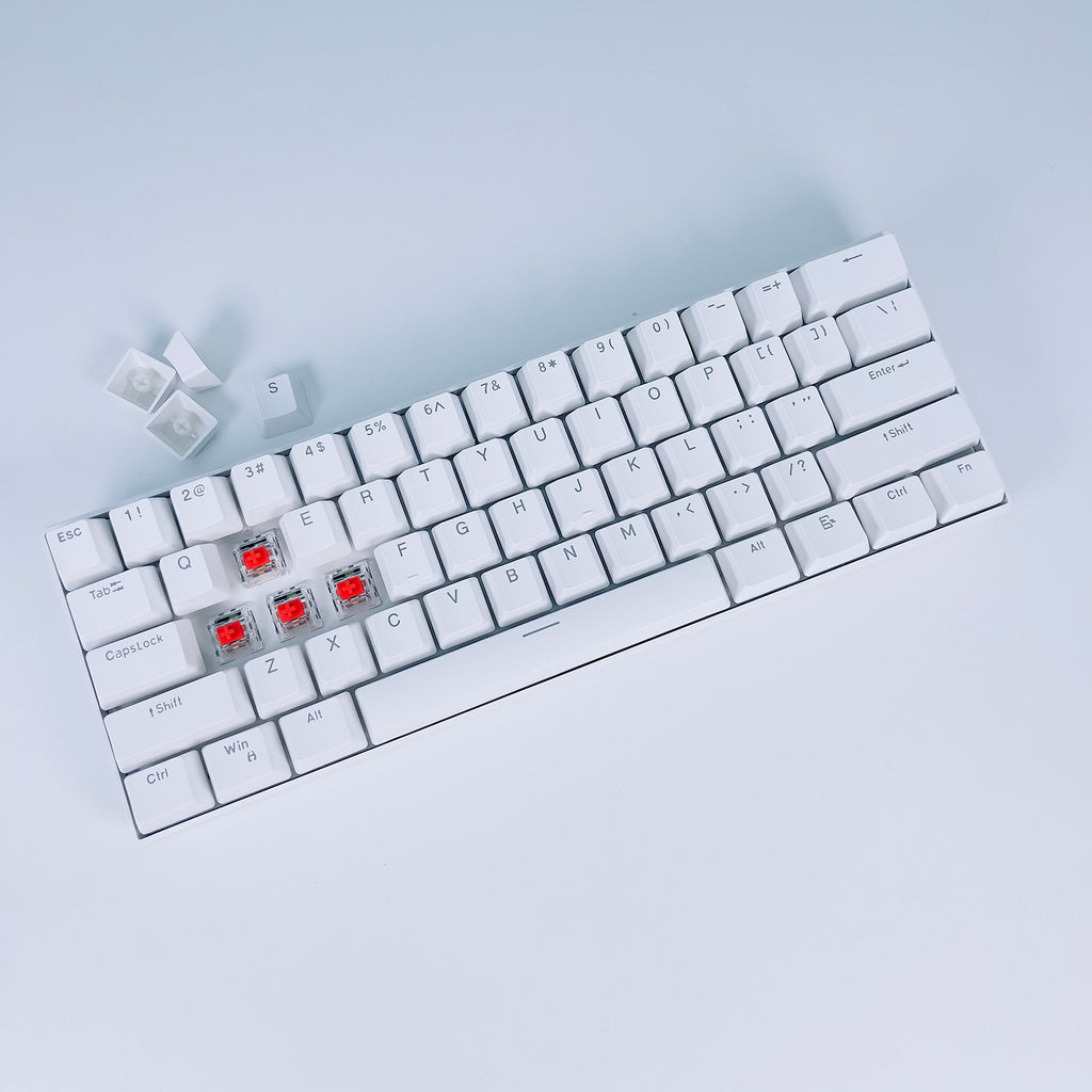 61-Key Single-Mode Mechanical Keyboard, Kwzki Electronics