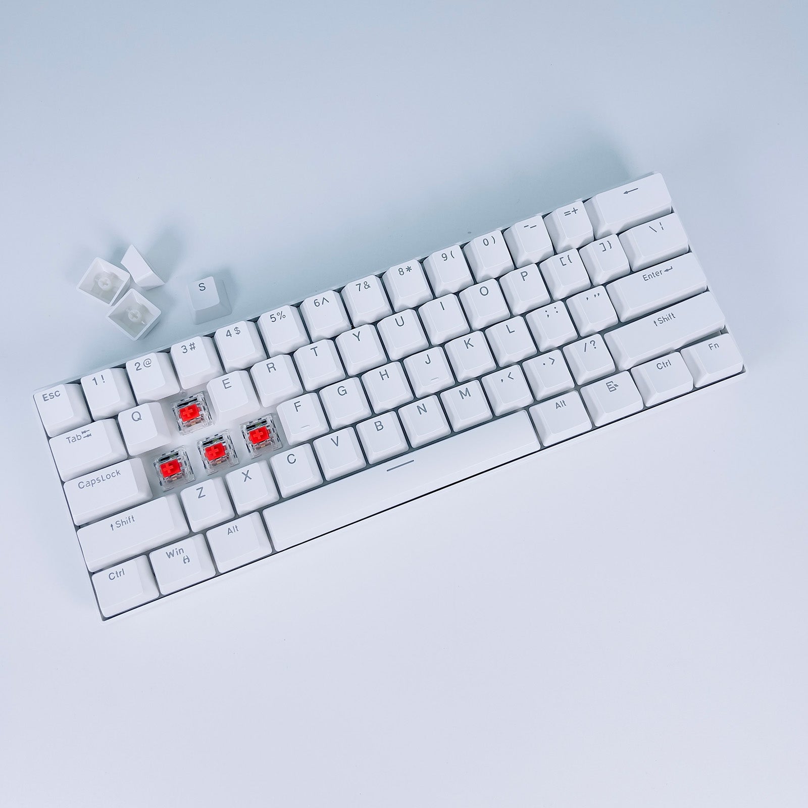 61-Key Single-Mode Mechanical Keyboard, Kwzki Electronics